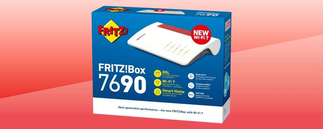 FRITZ!Box 7690 con Wi-Fi 7 in offerta per l'evento Amazon (-42%)