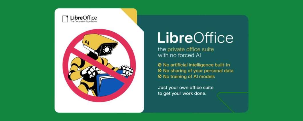 LibreOffice dice no all'AI e la trasforma in una funzione