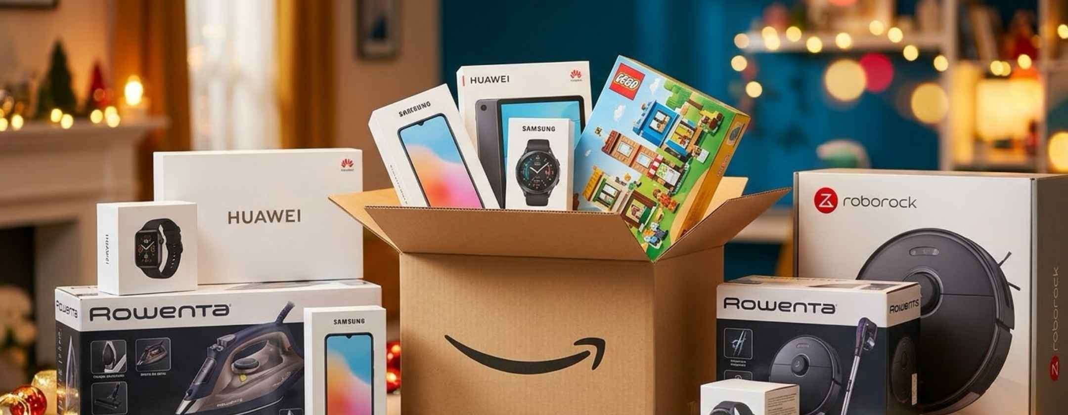 Huawei, Samsung, Rowenta, LEGO e roborock: gli imperdibili in offerta su Amazon
