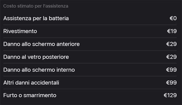 Le possibili riparazioni per iPhone Duo