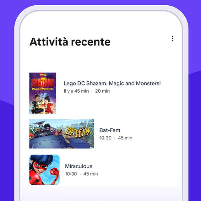 La Parent Dashboard di Kids+
