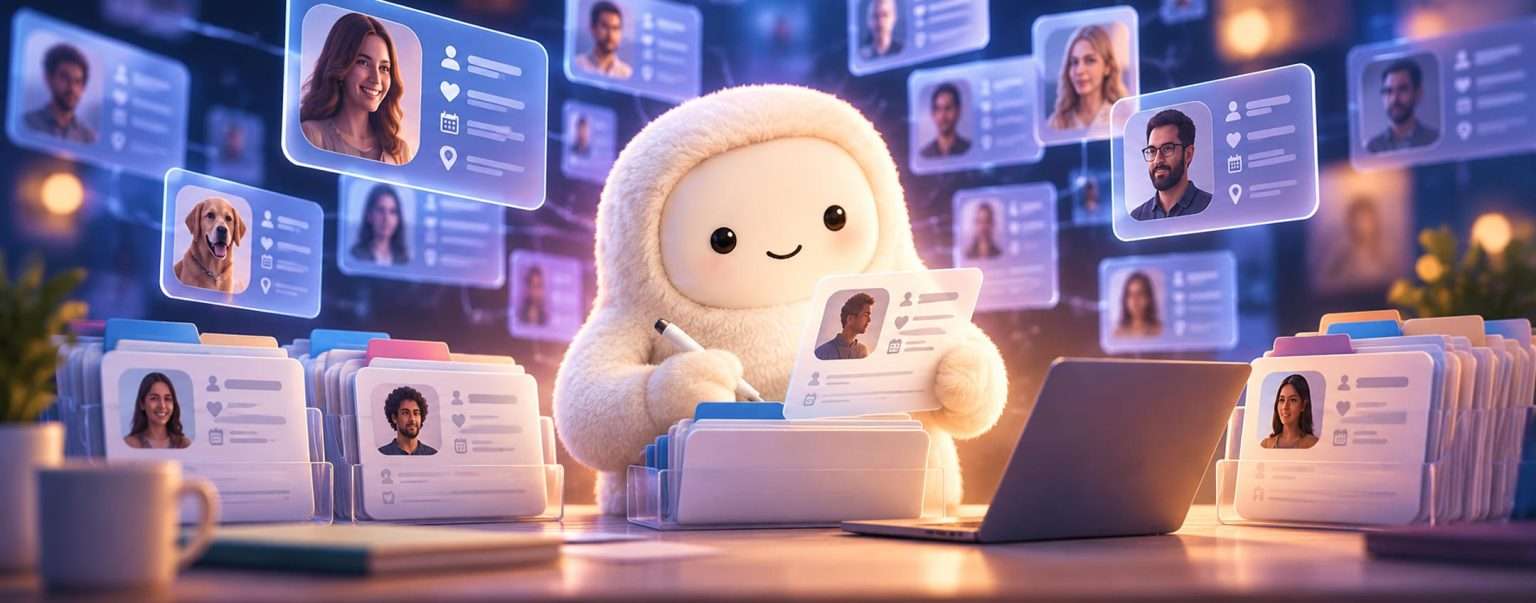 Anteprima: Meta Muse crea una scheda per ogni persona della tua vita