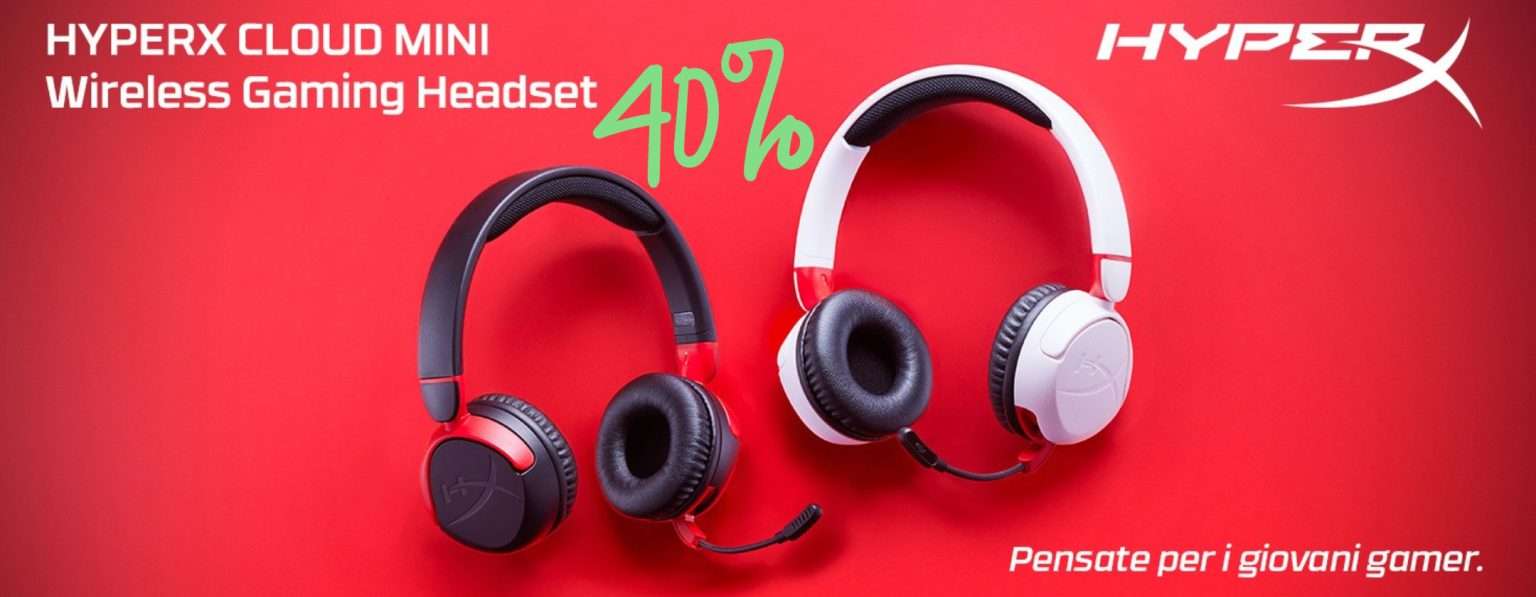 Anteprima: Il miglior regalo per un piccolo gamer: le cuffie wireless HyperX Cloud Mini