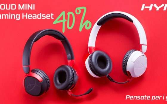 Il miglior regalo per un piccolo gamer: le cuffie wireless HyperX Cloud Mini