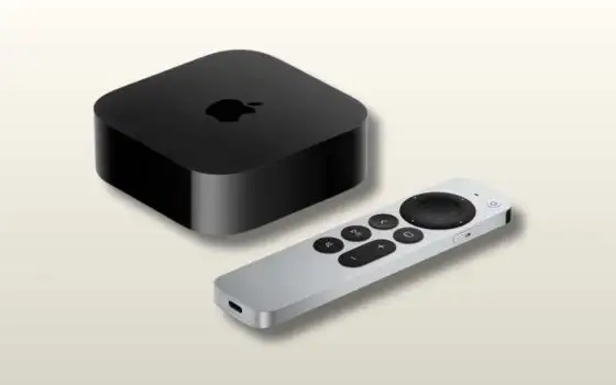 Apple TV: microfono integrato per Siri e telecomando con speaker