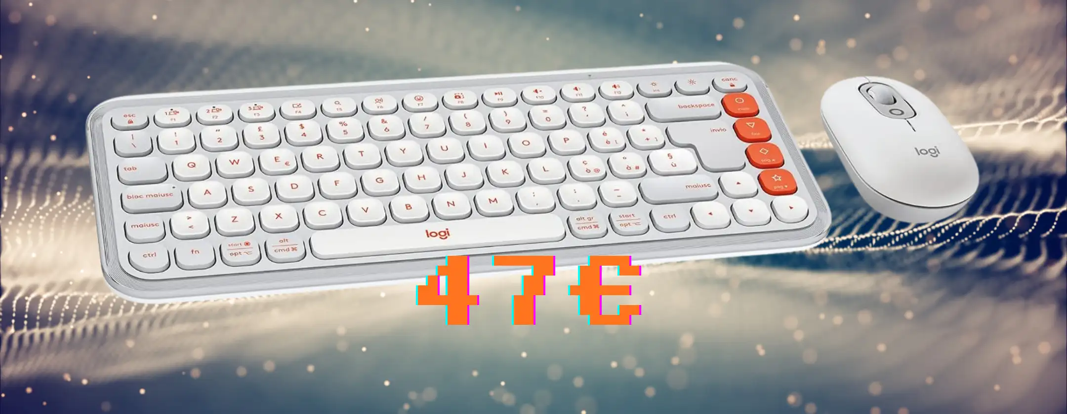 Offerta a tempo per la Logitech POP ICON COMBO: mouse e tastiera a 47€