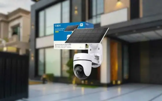 Offerte Prime: Telecamera WiFi con Pannello Solare 360° Tapo a soli 70€