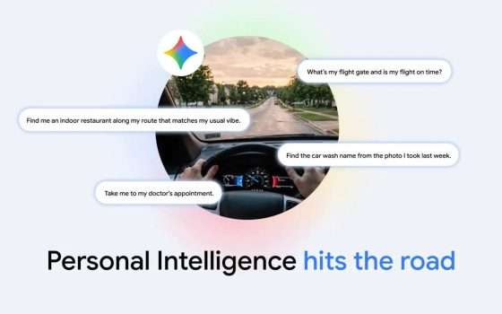 Gemini su Android Auto con Personal Intelligence: quando arriva