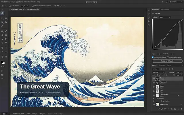 Screenshot per l'interfaccia di PhotoCraft
