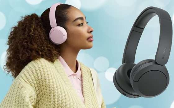 Qualità audio e ottima autonomia con le cuffie wireless Sony WH-CH530