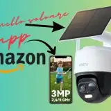 Rendi la casa sicura con questa telecamera WiFi + pannello solare a 66€