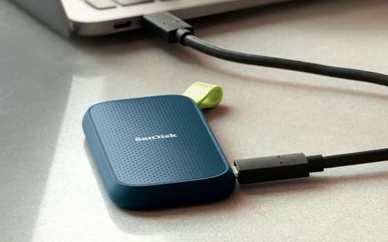 Festa Prime: l'SSD portatile da 1 TB di SanDisk è in offerta
