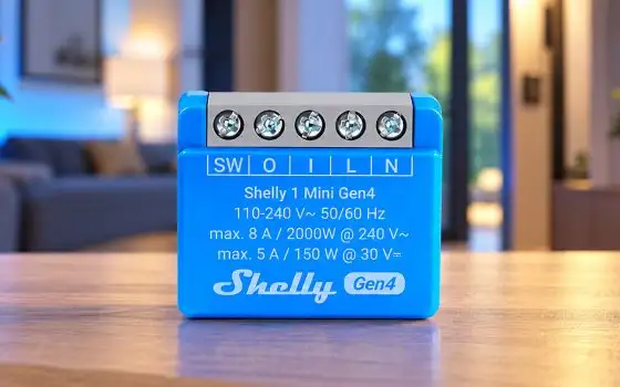 Festa Prime e smart home: bundle di Shelly 1 Mini Gen4 in sconto