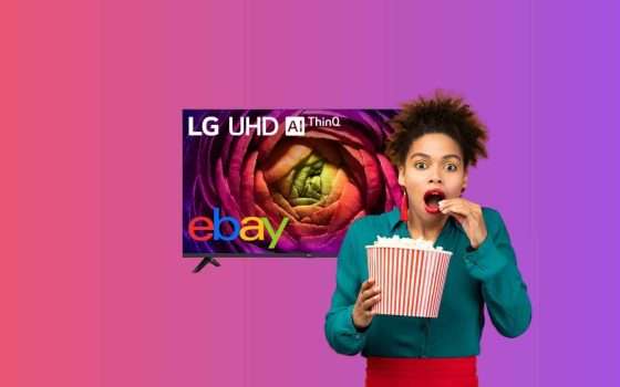 Smart TV LG in offerta nel negozio ufficiale su eBay
