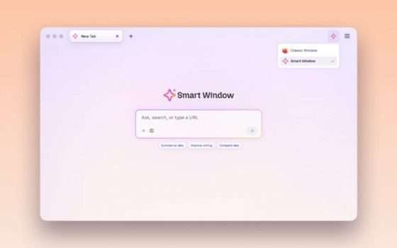 Firefox Smart Window compila i moduli e controlla le pagine web
