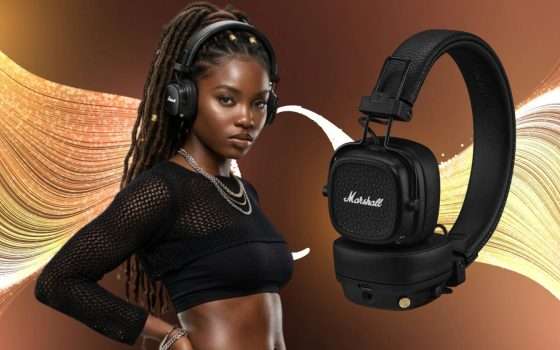 Super offerta per le cuffie Marshall Major V con oltre 100 ore di audio