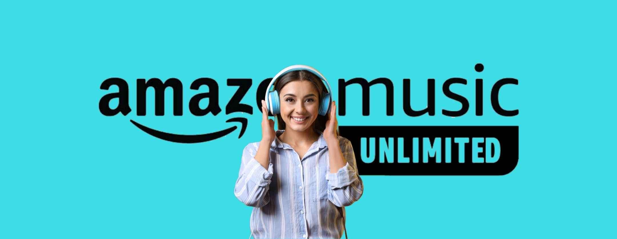 Tantissima nuova musica con Amazon Music Unlimited per 30 giorni gratis