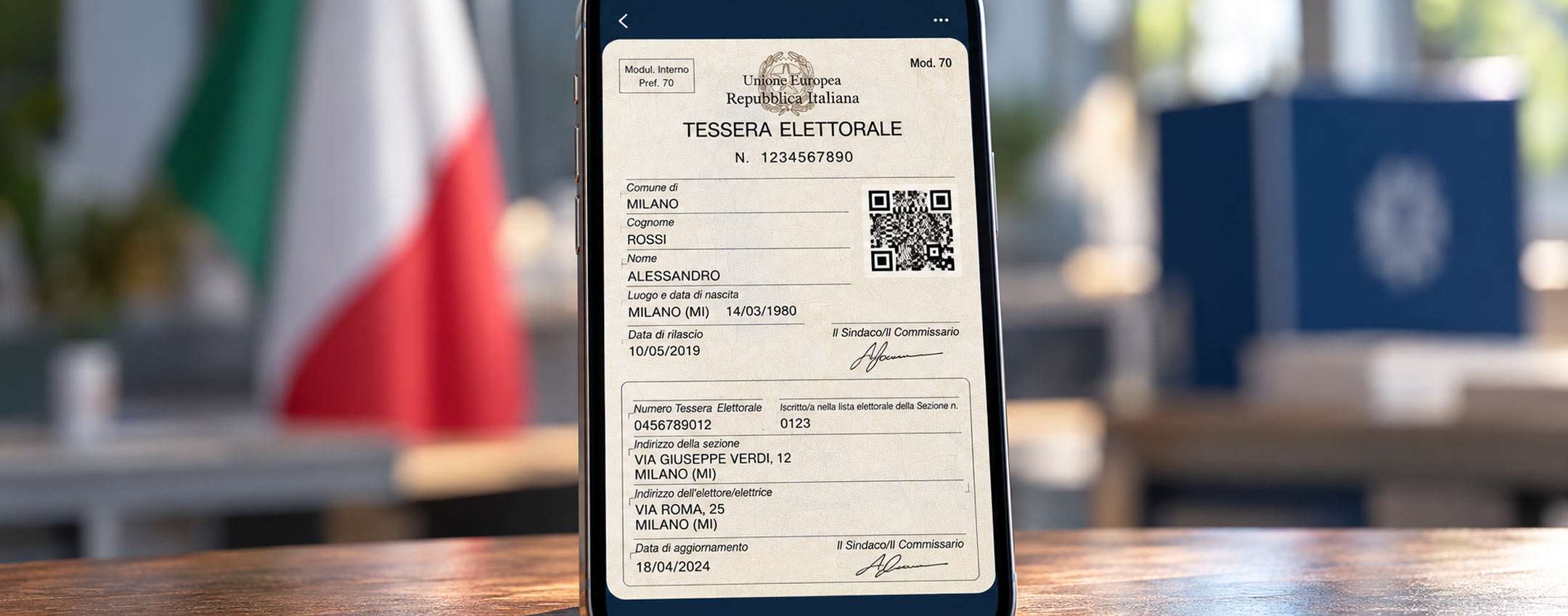 Tessera elettorale digitale