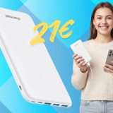 Ultra sottile e leggerissimo Power Bank da 26800mAh: la batteria non muore mai
