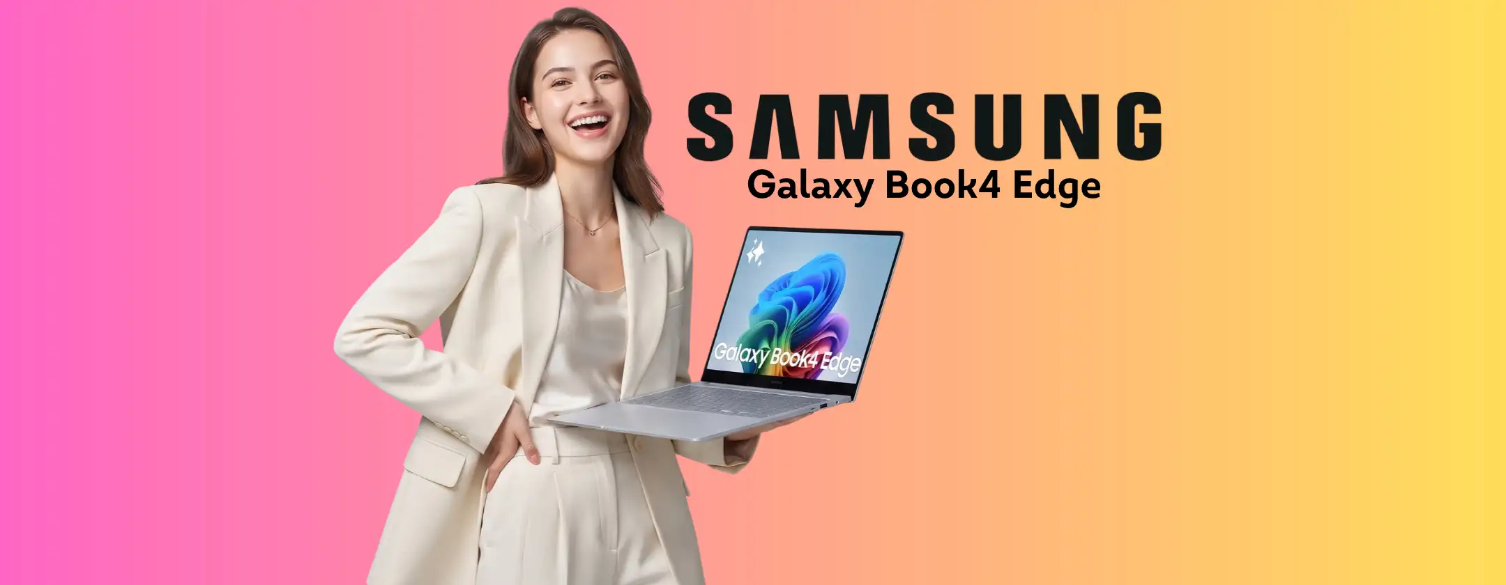 Vivi la potenza e la versatilità del Samsung Galaxy Book4 Edge con Snapdragon X