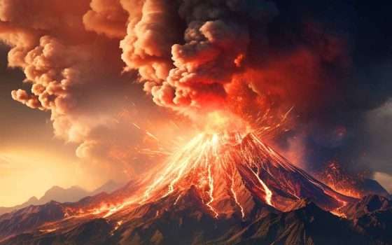 Un vulcano potrebbe riempirsi di magma e questo è un problema