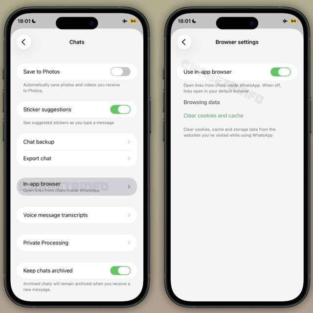 La nuova funzionalità di WhatsApp che introduce un browser nell'applicazione