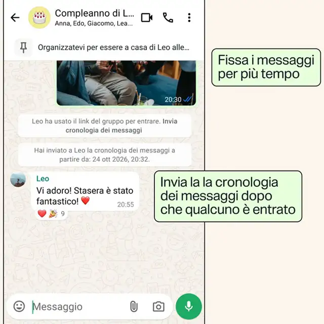 WhatsApp, novità per le chat di gruppo