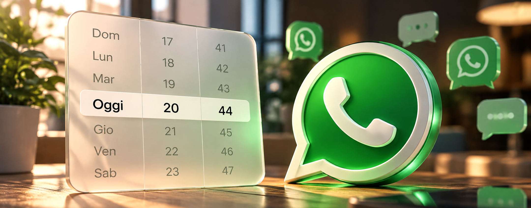 WhatsApp, messaggi programmati
