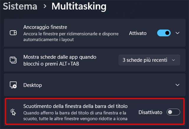 Come attivare la funzionalità Aero Shake su Windows 11