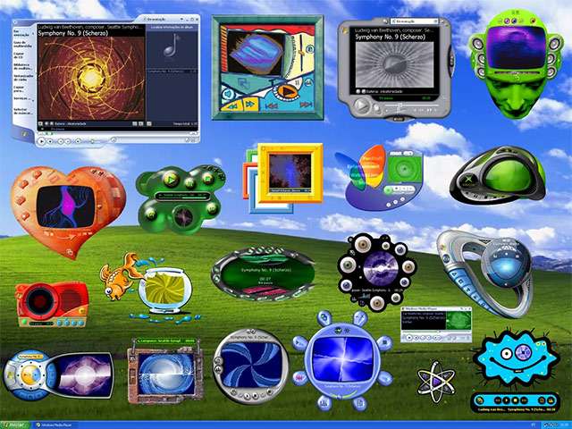 Alcune skin per Windows Media Player