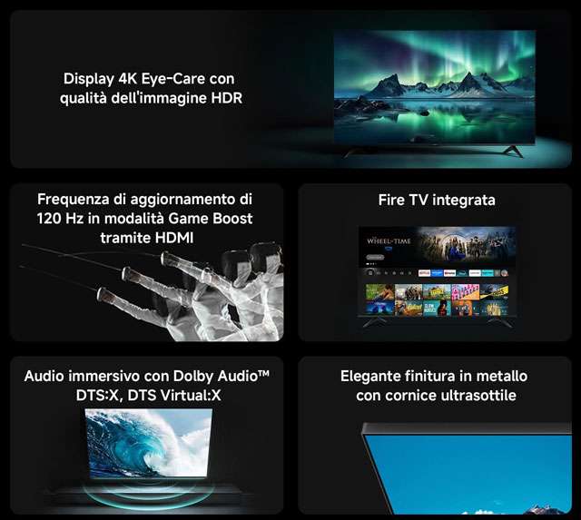 Le caratteristiche della Xiaomi TV F da 65 pollici